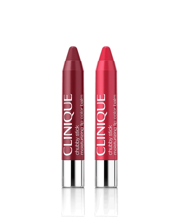 Berry & Cherry Lip Duo, Two fan-favorite Chubby Stick lip shades in one easy duo made for effortless, buildable color.