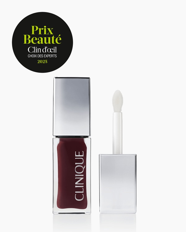 Clinique Pop™ Lip + Cheek Oil in Black Honey, Pink Honey and Nude Honey
