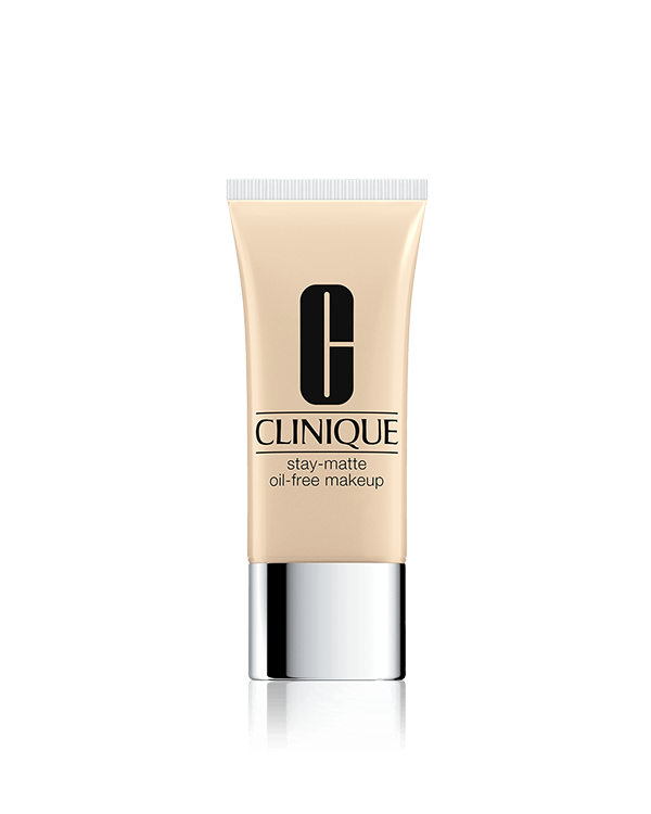 Stay-Matte Oil-Free Makeup, Humidity-tested makeup helps minimize oil and shine. Leaves a matte finish.