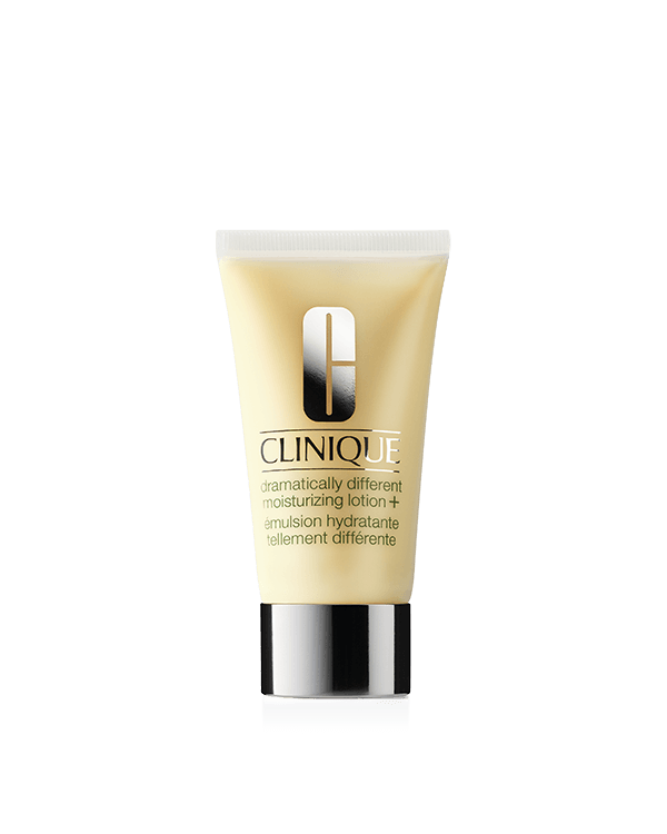 Dramatically Different Moisturizing Lotion+™, Clinique's bestselling face moisturizer. Dermatologist-developed formula helps strengthen skin's moisture barrier.