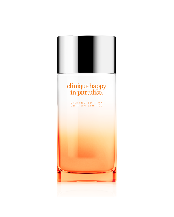 Clinique Happy in Paradise™ Limited Edition Eau de Parfum, A limited-edition, sun-kissed scent that takes you to paradise, wherever you are. Wear it and escape.