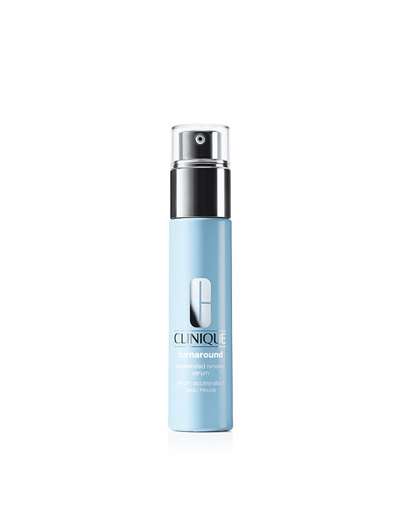 Turnaround™ Accelerated Renewal Serum, Revitalizing serum, now in an updated formula with mandelic acid, fast-tracks fresh, healthy cells to the surface for smooth, vibrant skin.